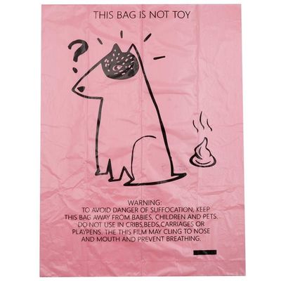 Manufacturer  PE biodegradable custom logo printed dog poop bag pet waste bags
