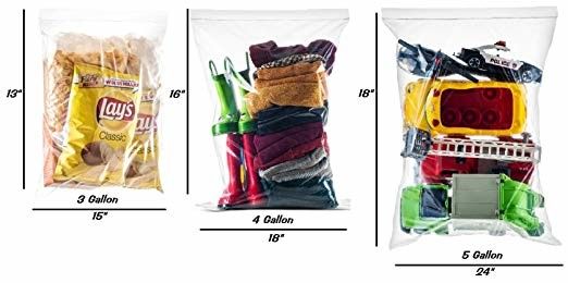 Watertight Zip Lock Bags , Clear LDPE Plastic  Packaging Bags