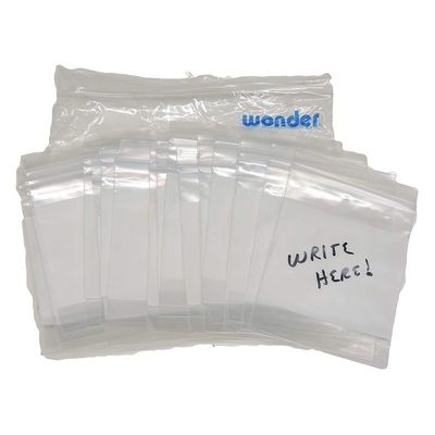 Reusable plastic clear clothing packaging different sizes  poly bag transparent zipper bag