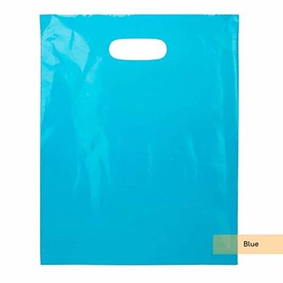 Reusable Customized Size Plastic Disposable White Die Cut PE PO Shopping Bags With Logo Printing