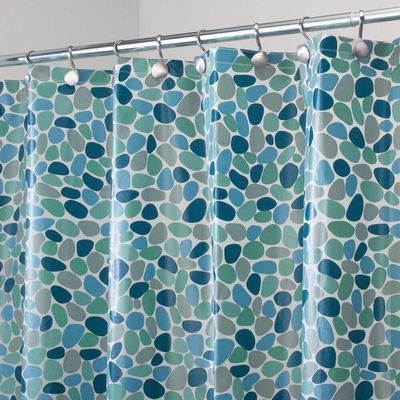 Eco Friendly PEVA Stylish Waterproof Shower Curtain Custom Printing Acceptable