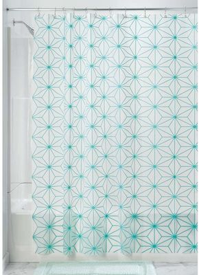 Plastic Waterproof  Mold Mildew Resistant PEVA Shower Curtain