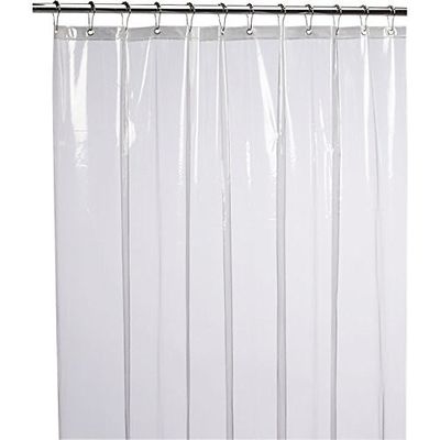 Non Toxic PEVA Stylish Waterproof Shower Curtain Mold Resistant For Homestay
