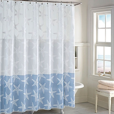 PVC Free PEVA Stylish Waterproof Shower Curtain For Personal Apartment