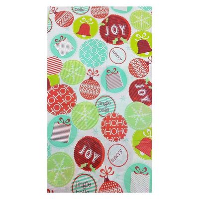 Tear Resistant Colorful Plastic Gift Wrap Bags , Large Christmas Bicycle Bag